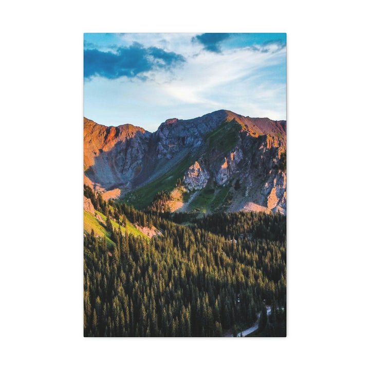 Fading Mountain Light - Canvas