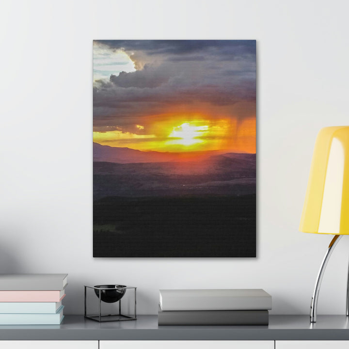 Rainy Sunset - Canvas