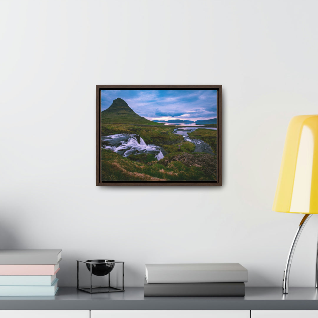 An Icelandic Sunset - Canvas with Frame