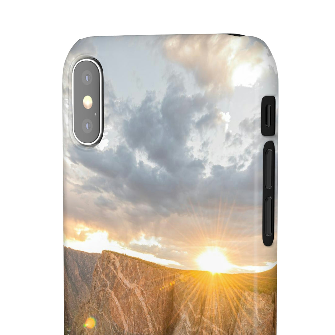 Painted Wall at Sunset Part 2 - Phone Case