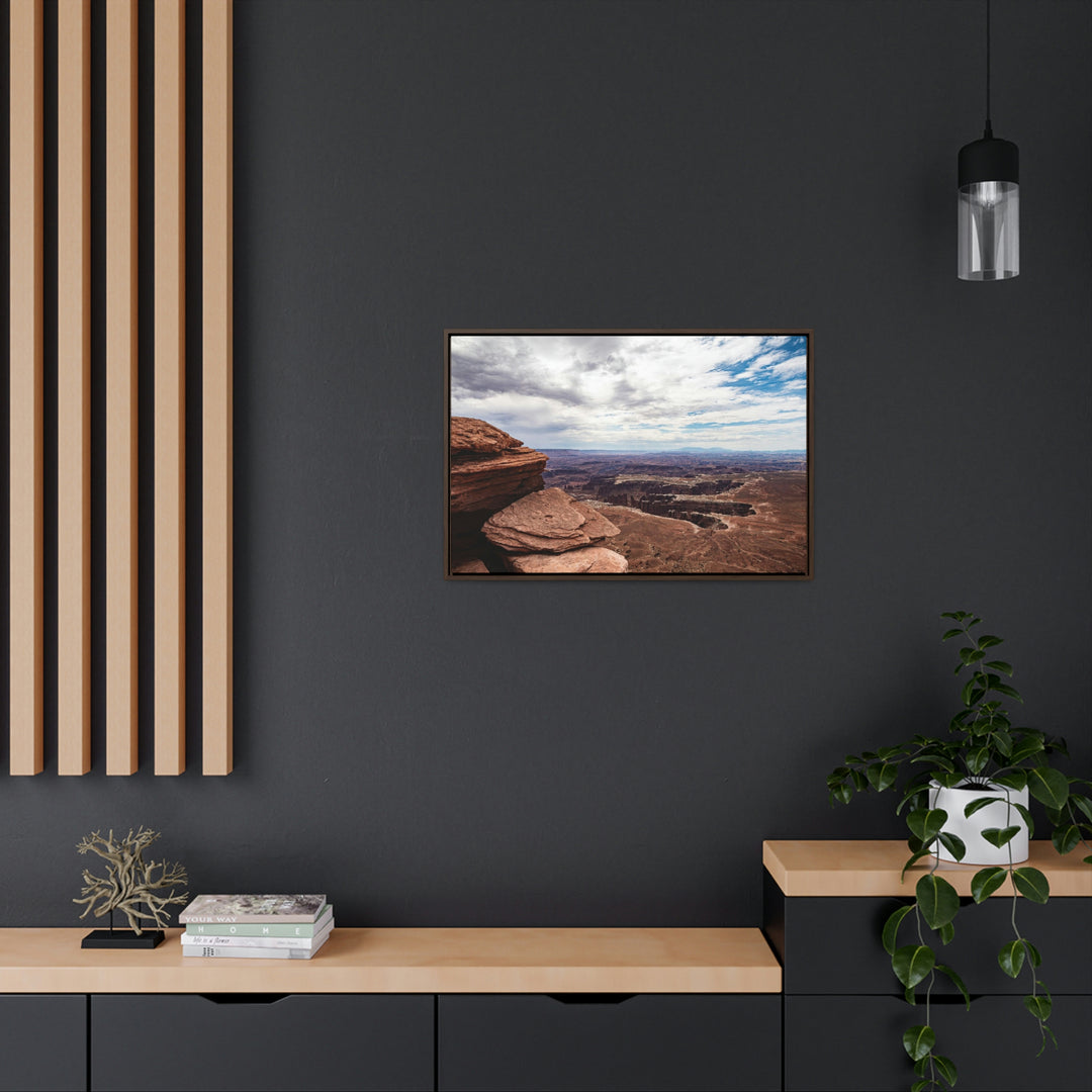 The Canyon Below - Canvas with Frame