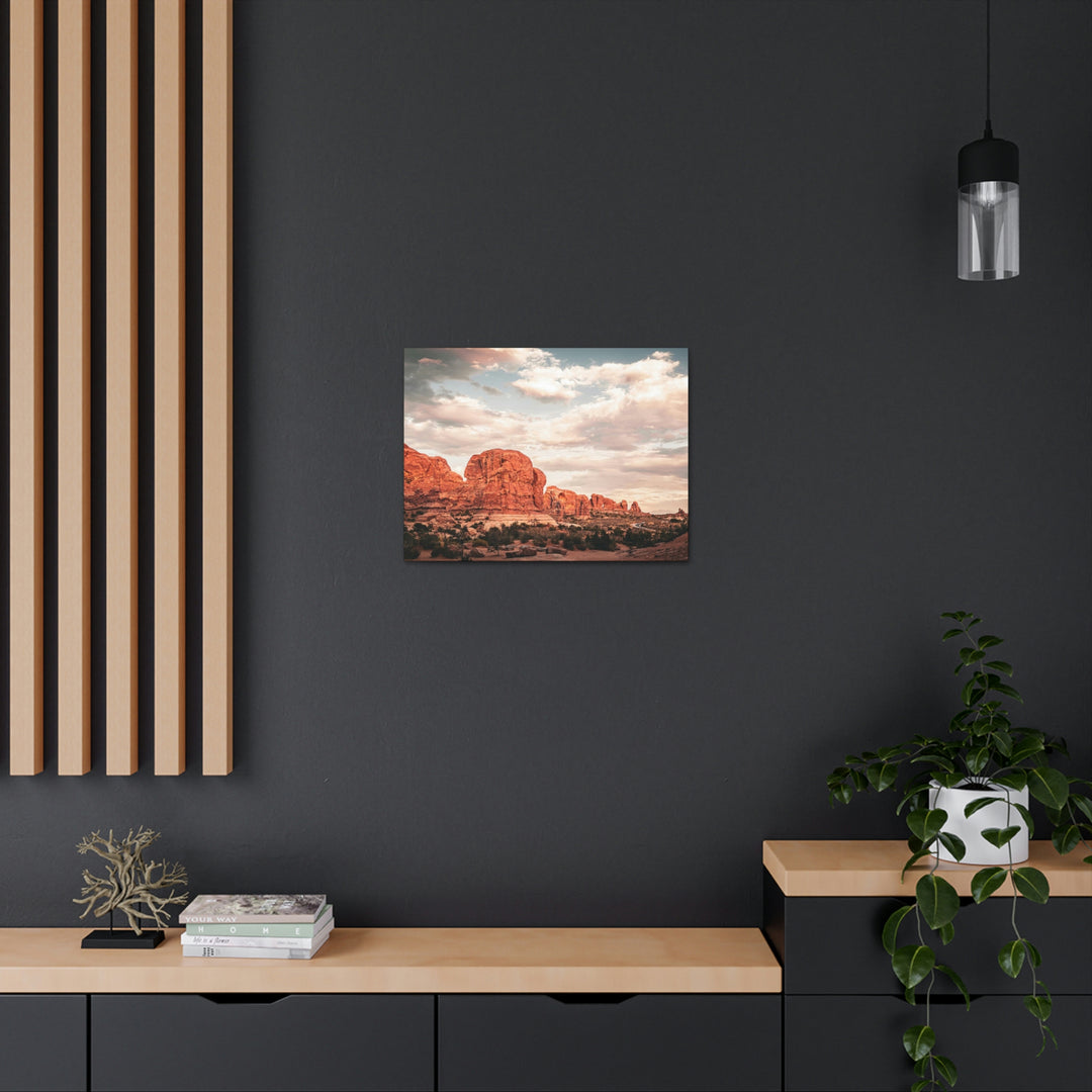 A Desert Sunset - Canvas