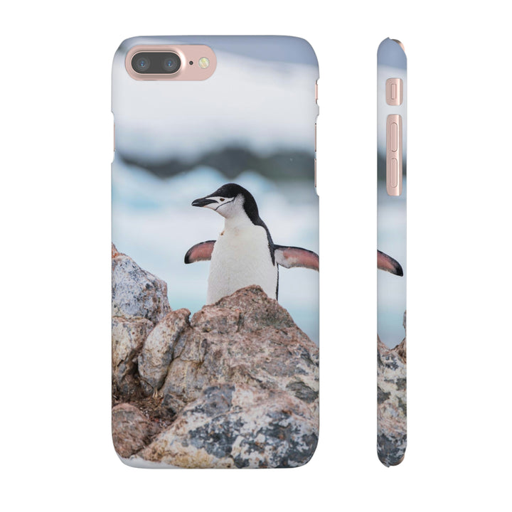 Stretched Penguin - Phone Case