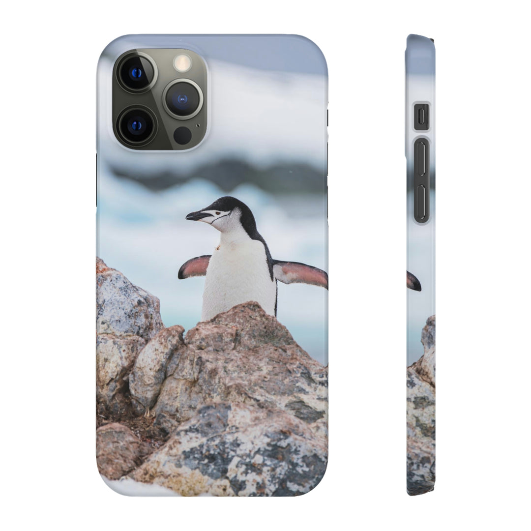 Stretched Penguin - Phone Case