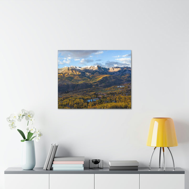 Glowing Mountainside - Canvas