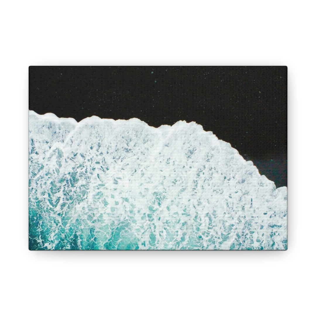 A Wave on Volcanic Sand - Canvas