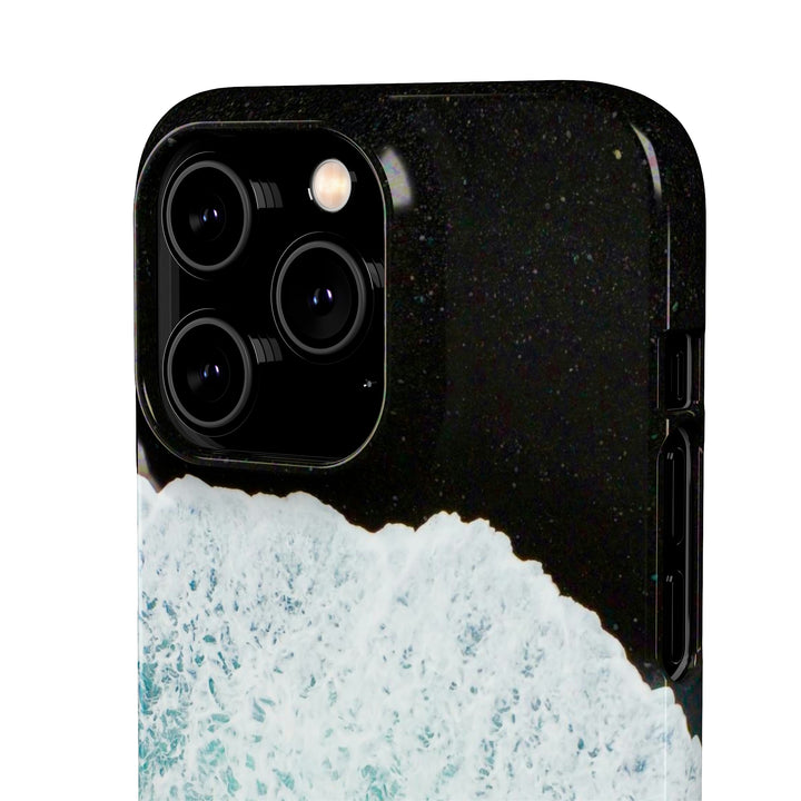 A Wave on Volcanic Sand - Phone Case