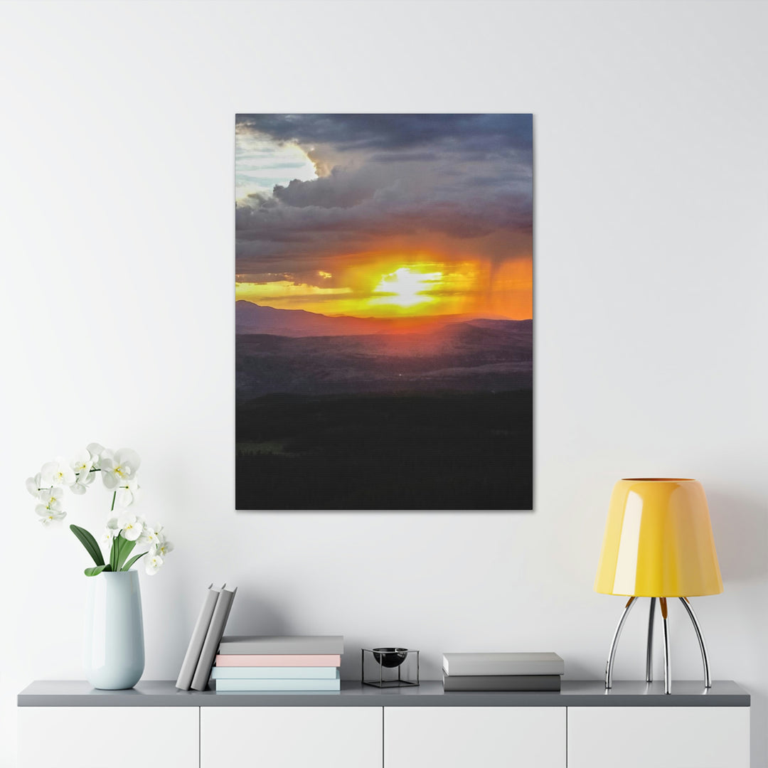 Rainy Sunset - Canvas