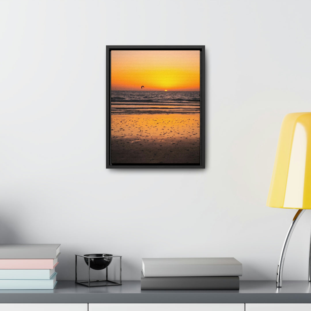 Sunrise on the Sea - Canvas with Frame