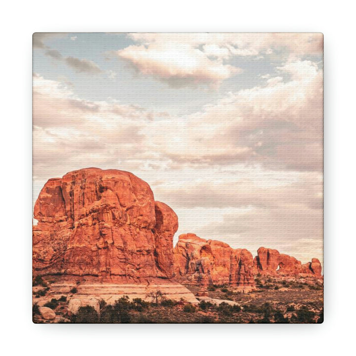 A Desert Sunset - Canvas