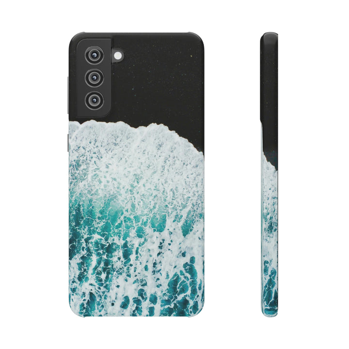 A Wave on Volcanic Sand - Phone Case