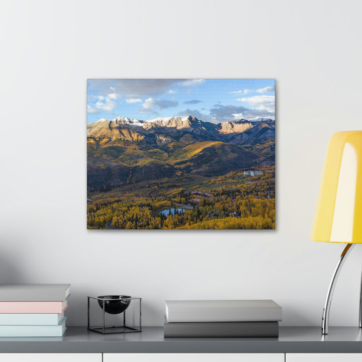 Glowing Mountainside - Canvas