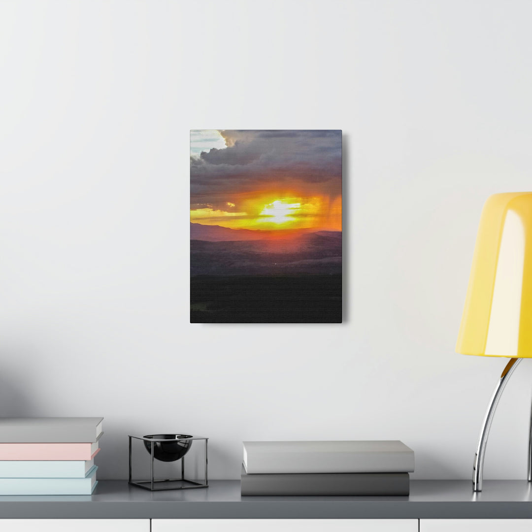 Rainy Sunset - Canvas