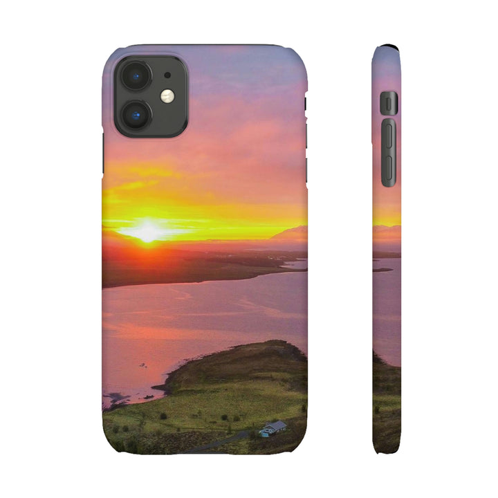 Sunset Over the Fjord Part 1 - Phone Case