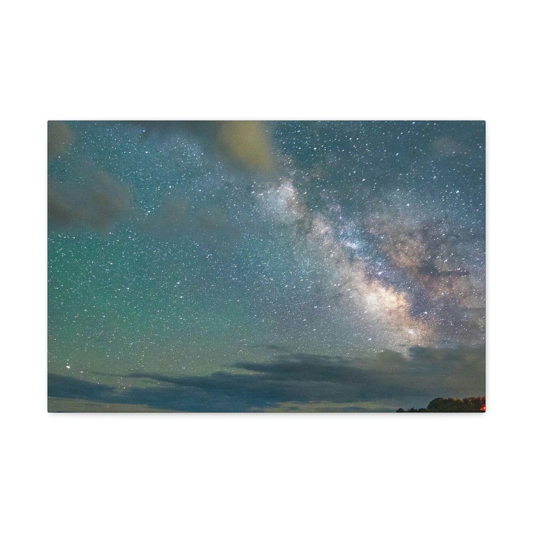 Milky Way Through the Clouds Part 1 - Canvas