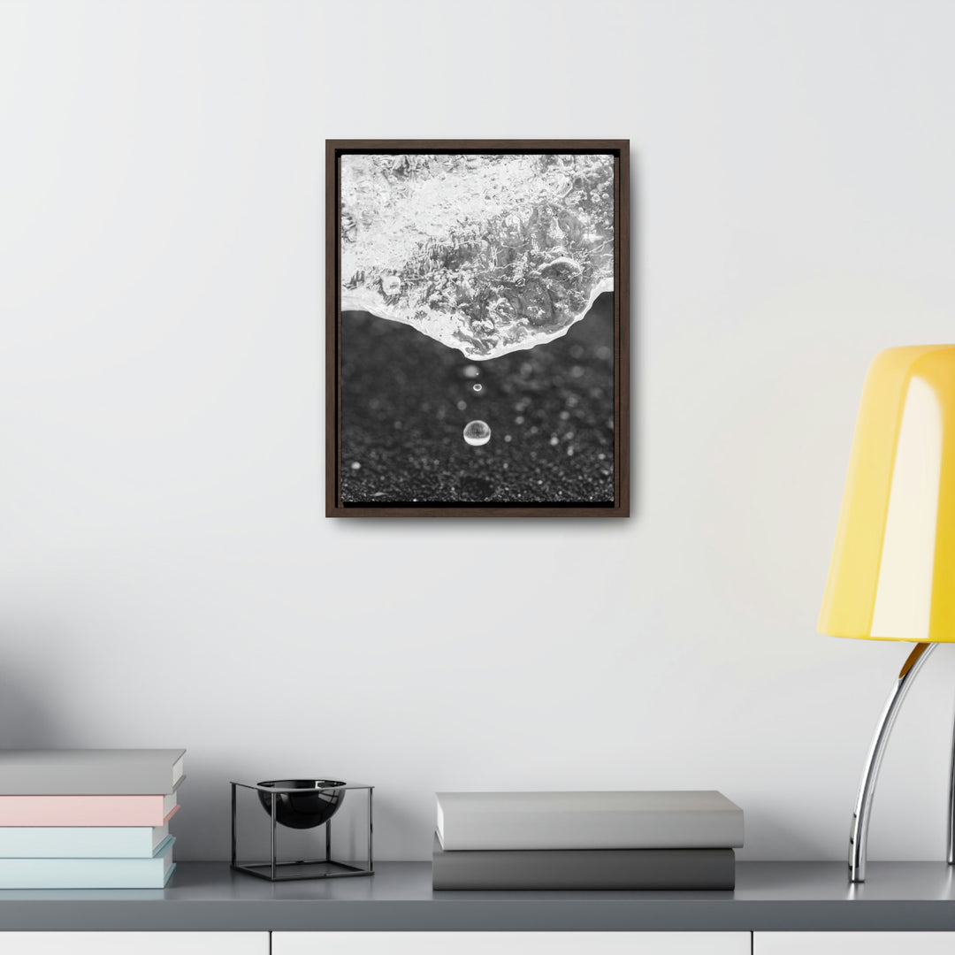 Suspended Droplet - Canvas with Frame