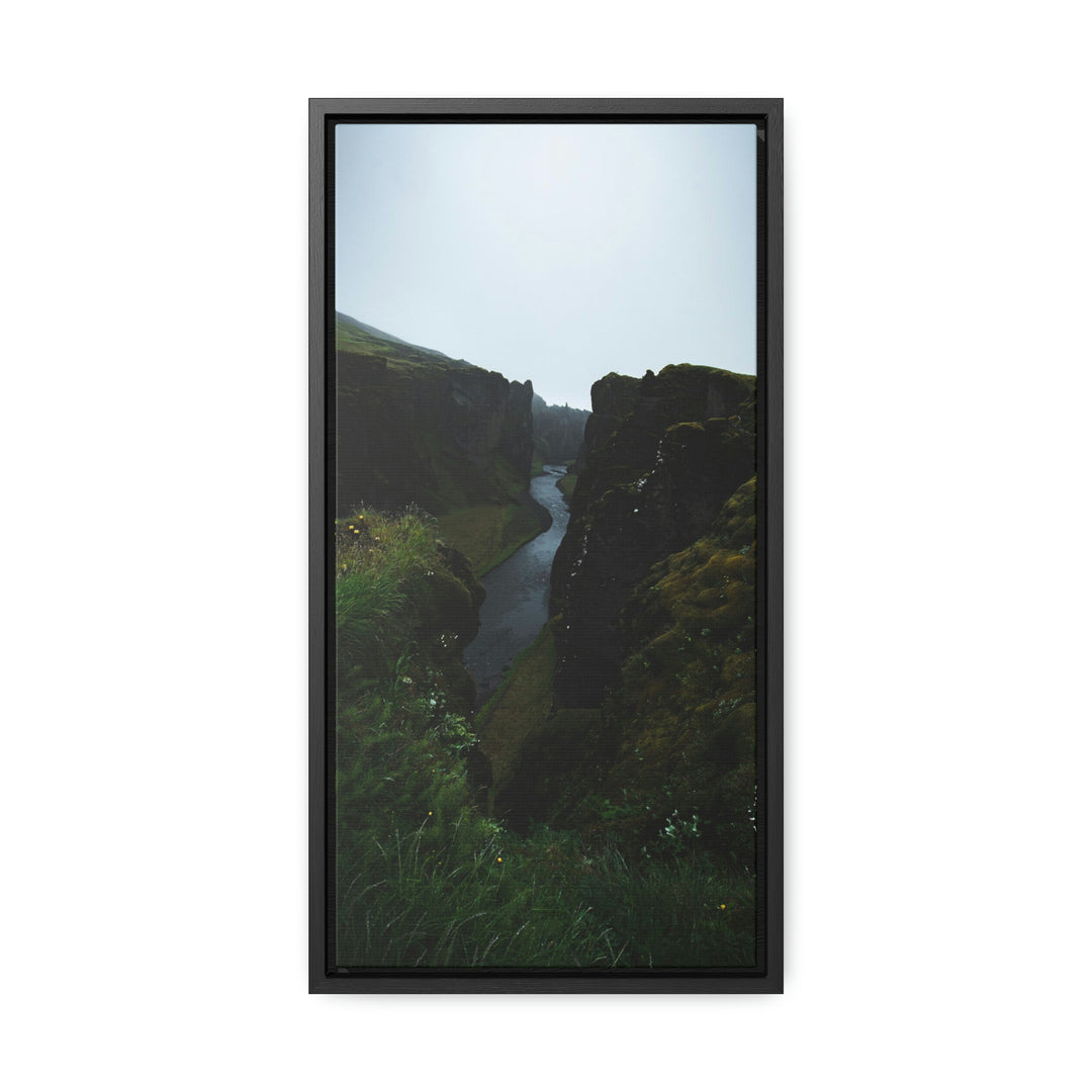 A View of the River - Canvas with Frame