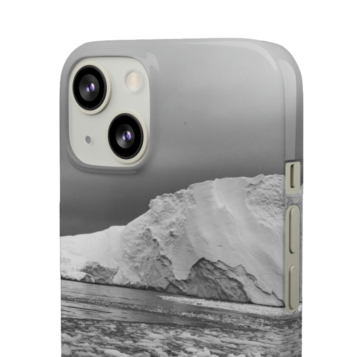 Lane of Ice In Black and White - Phone Case