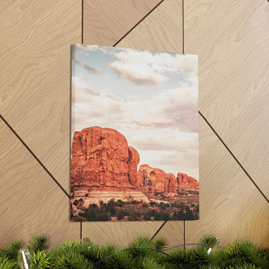 A Desert Sunset - Canvas