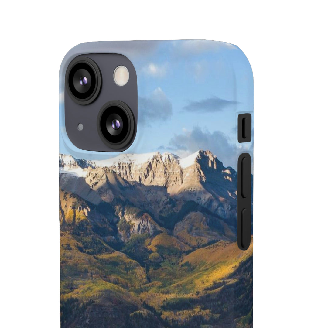 Glowing Mountainside - Phone Case