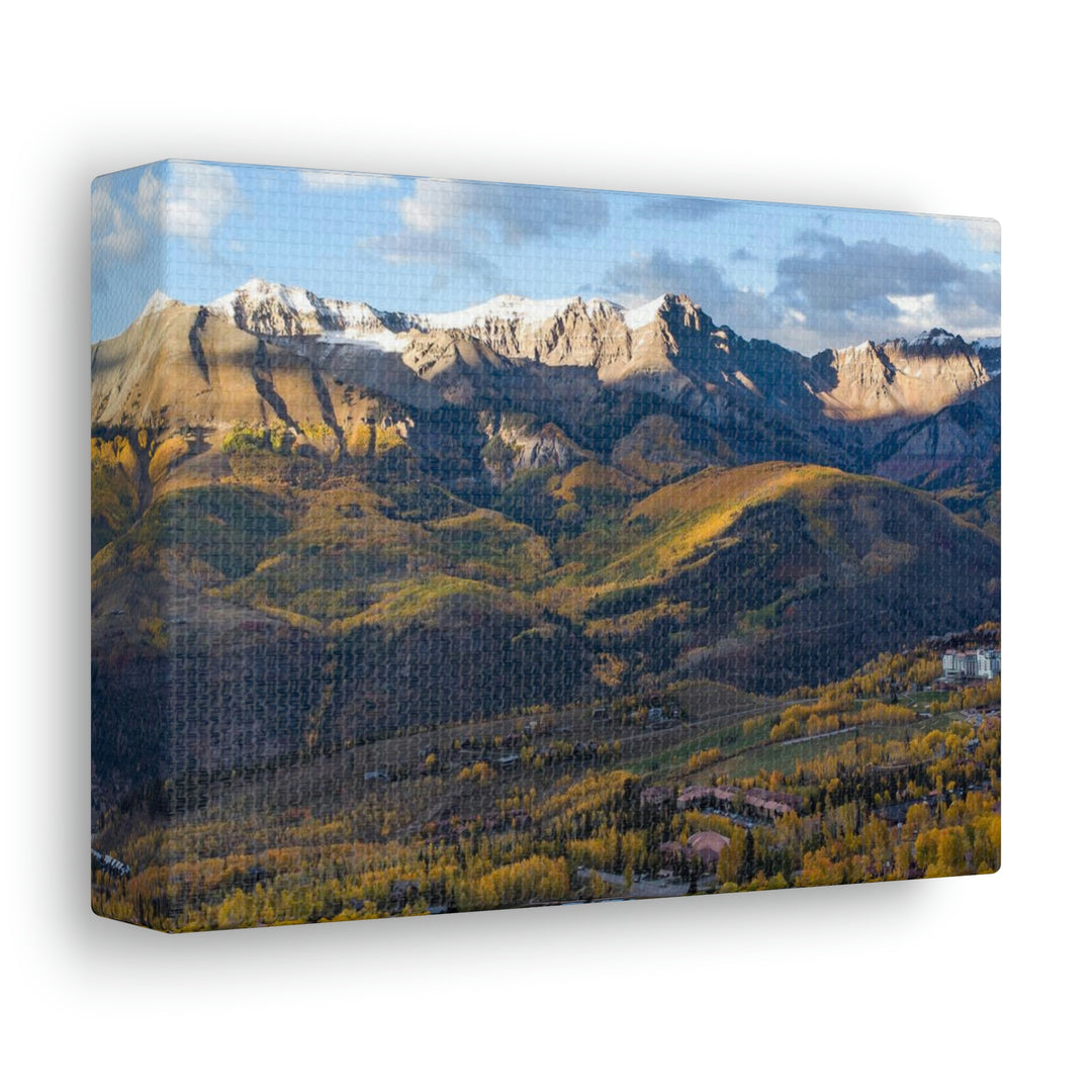 Glowing Mountainside - Canvas