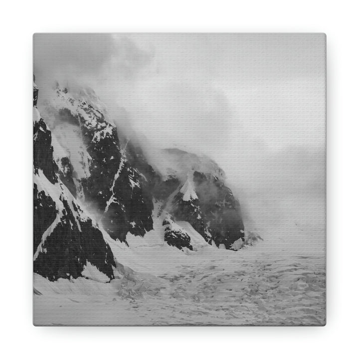 The Mist Descends in Black and White - Canvas