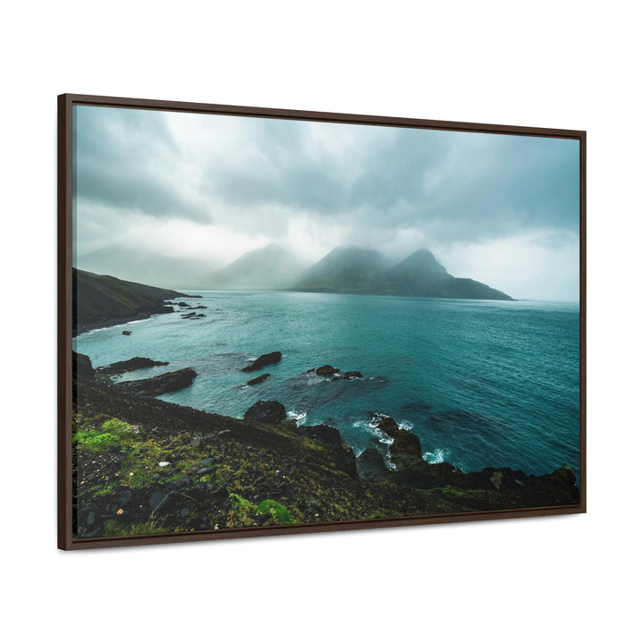 Mystical Mountain View - Canvas with Frame