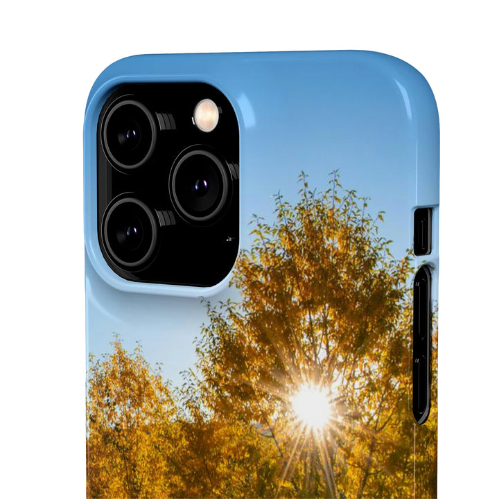 Sun Through the Aspens - Phone Case