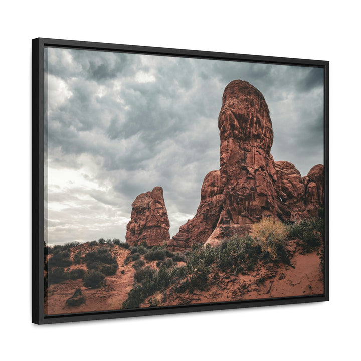 Dramatic Rocks - Canvas with Frame