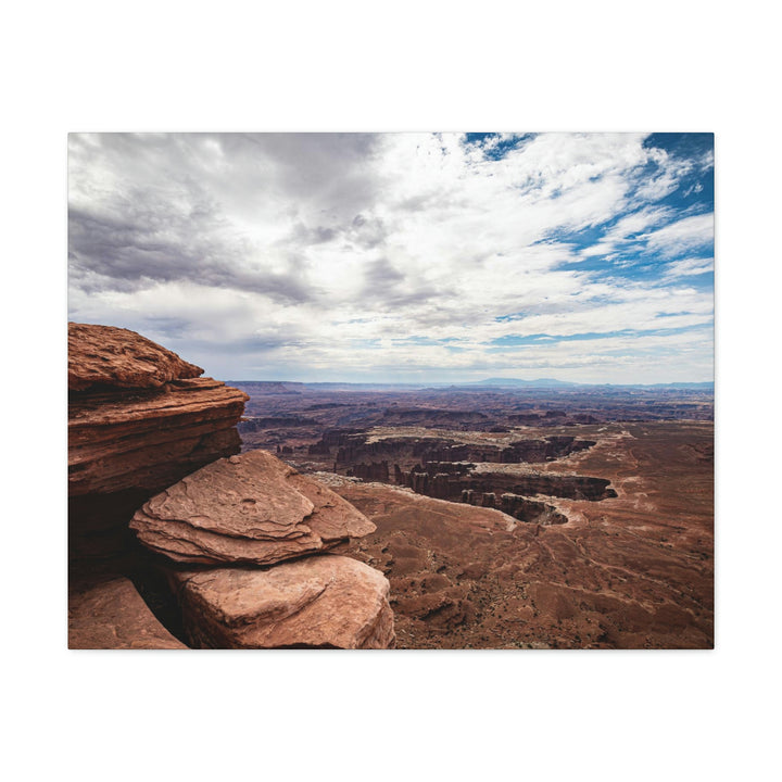 The Canyon Below - Canvas