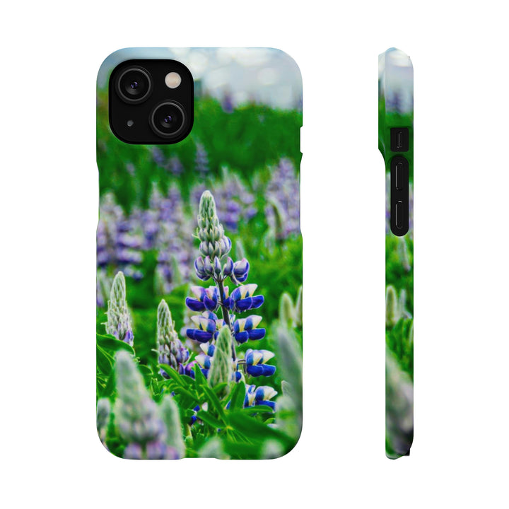 Glowing Lupin with Mountains - Phone Case