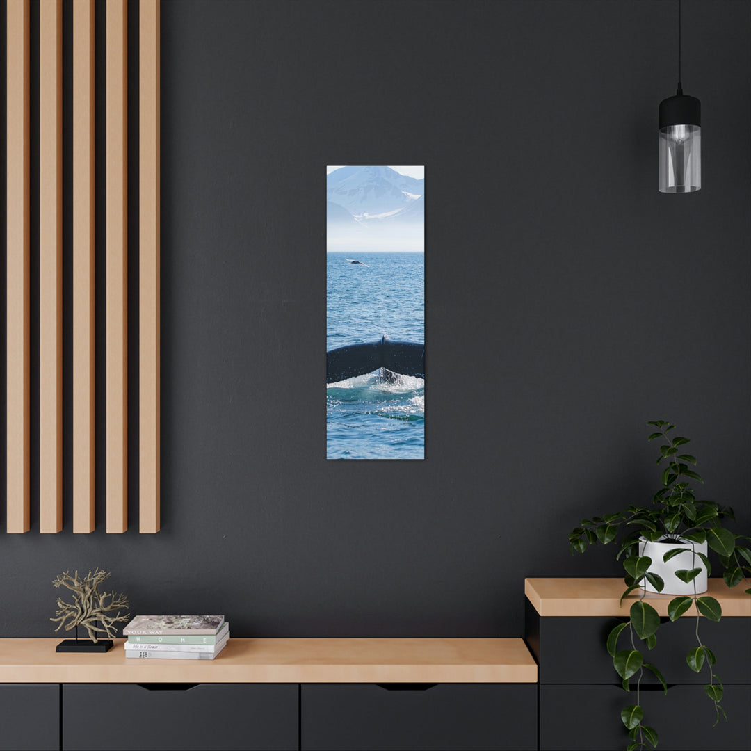 A Whale and A Mountain - Canvas