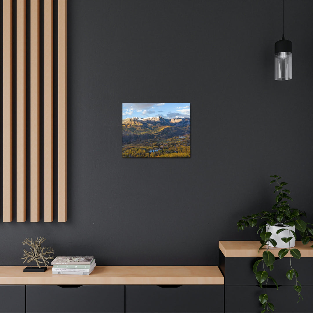 Glowing Mountainside - Canvas