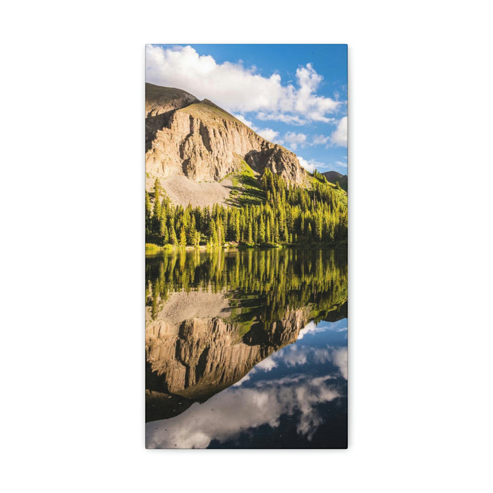 Mountain Scene Reflected - Canvas