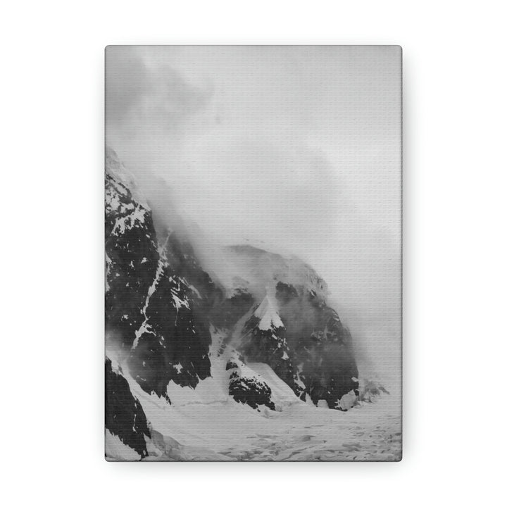 The Mist Descends in Black and White - Canvas