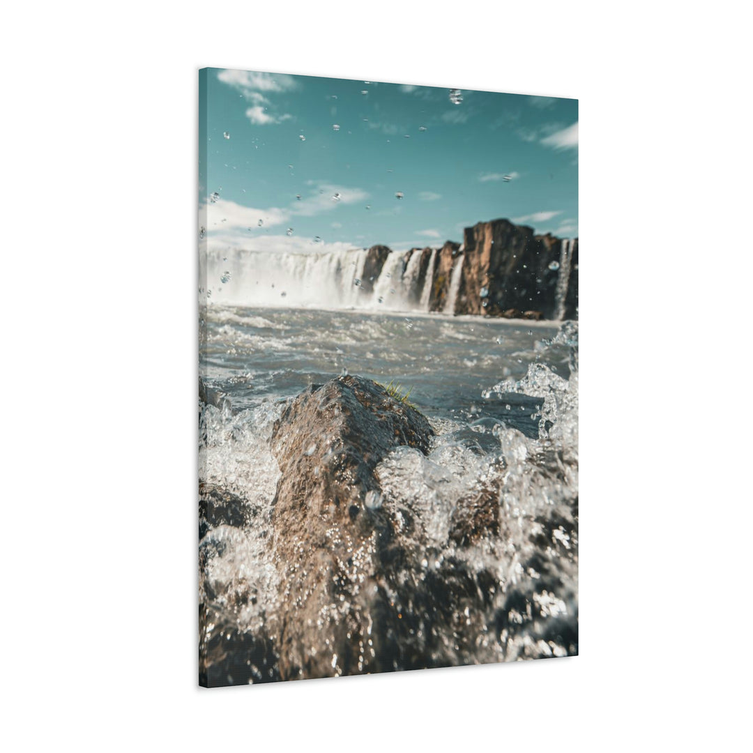 Goðafoss Splash - Canvas