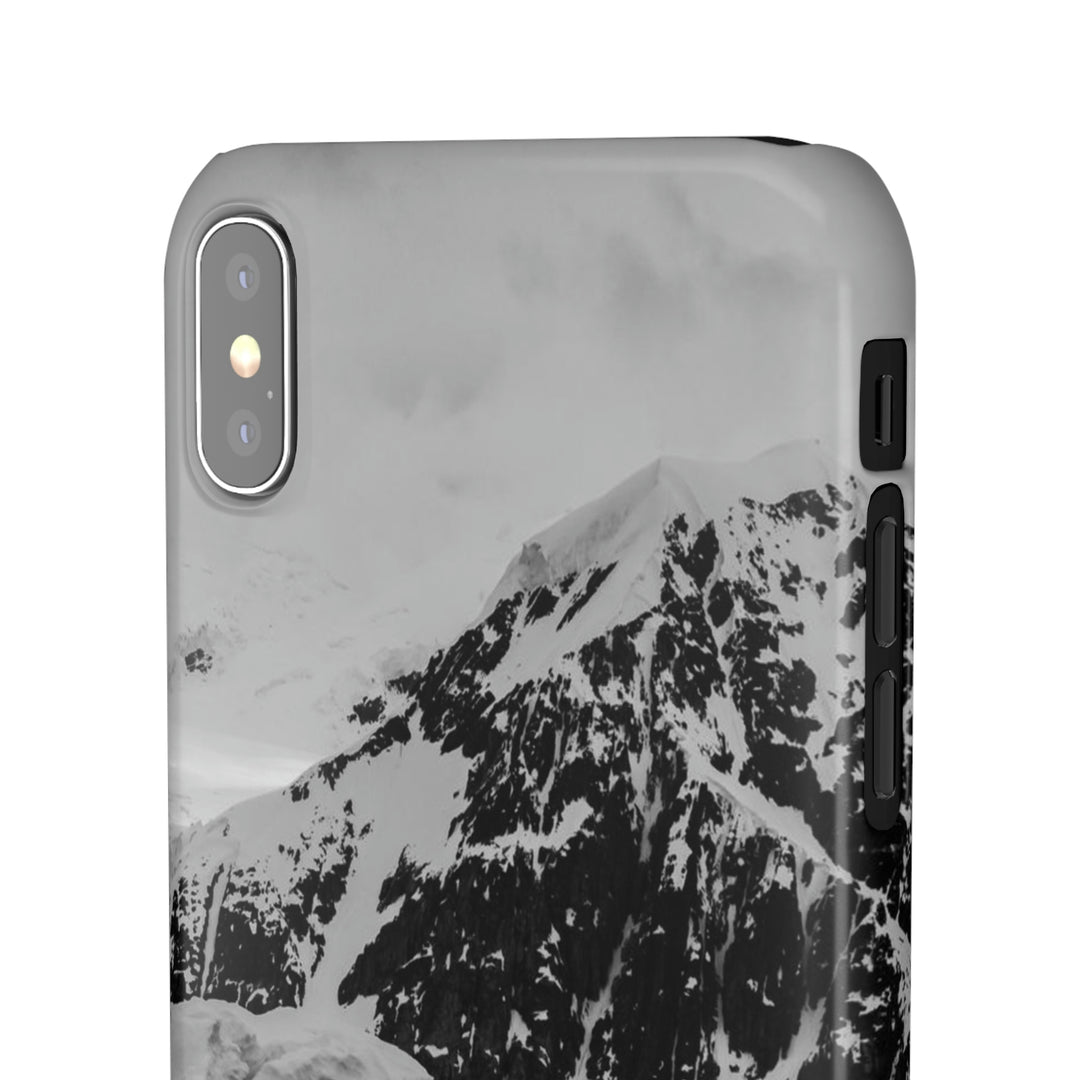 Reflected Calm in Black and White - Phone Case