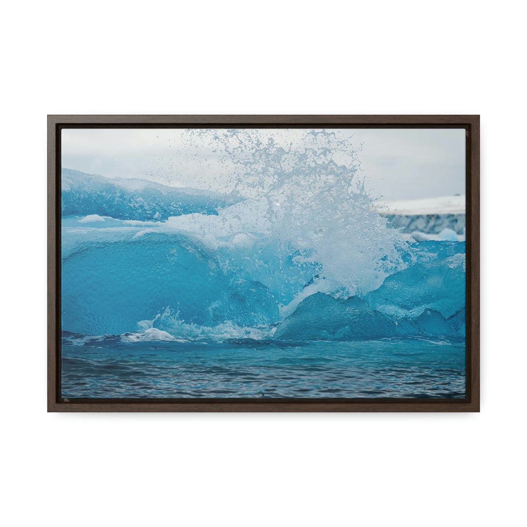 Freezing Splash - Canvas with Frame