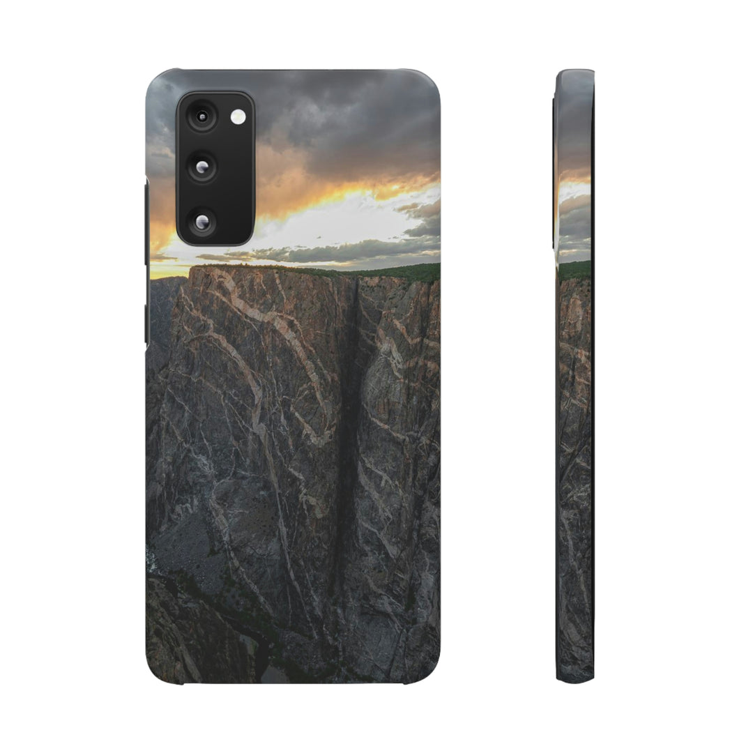 Painted Wall at Sunset Part 1 - Phone Case