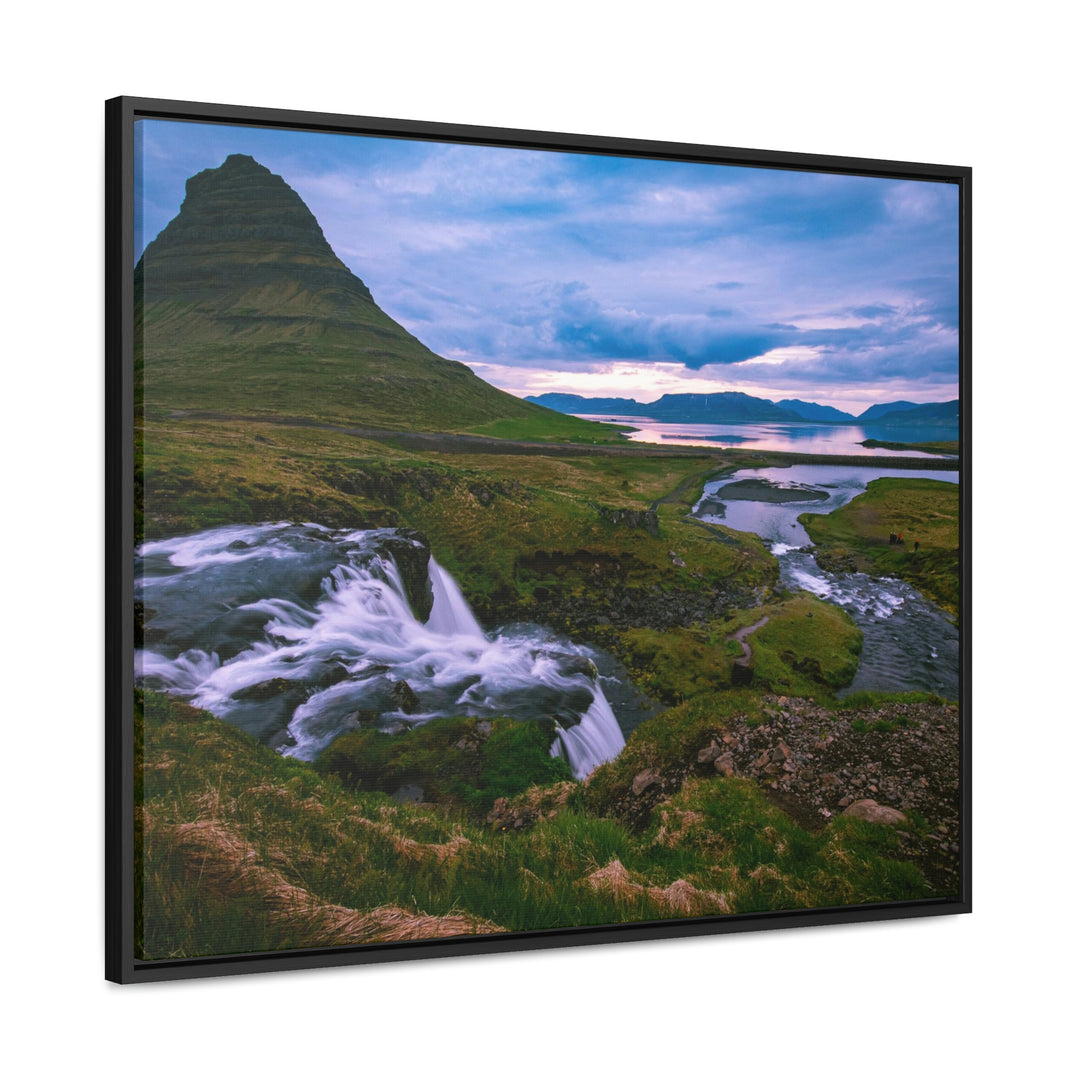 An Icelandic Sunset - Canvas with Frame