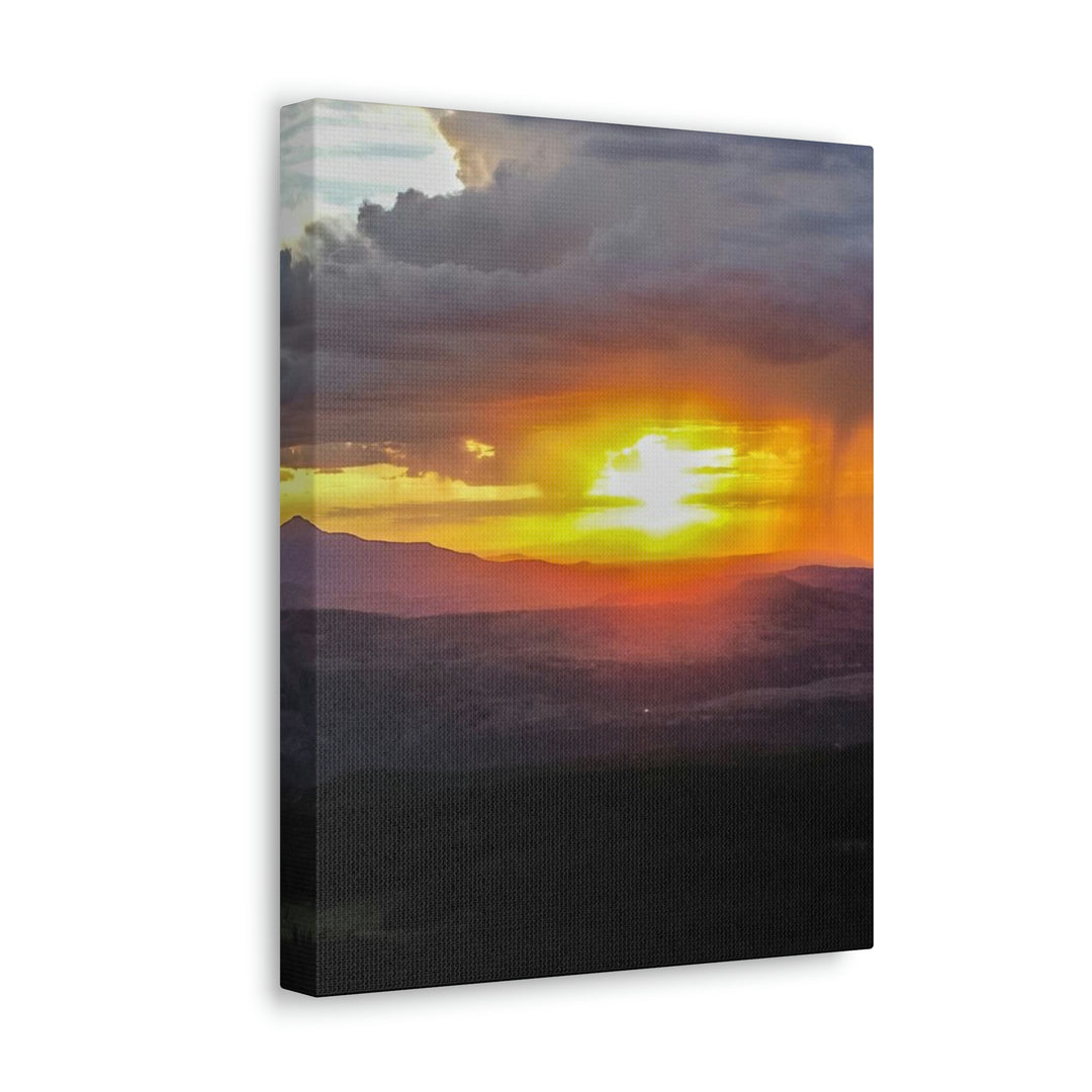 Rainy Sunset - Canvas