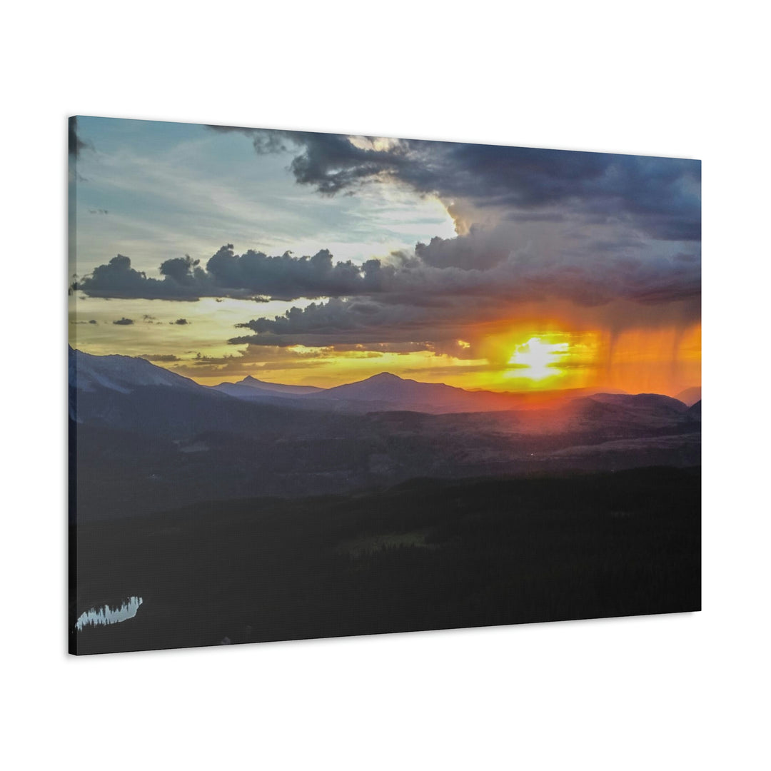 Rainy Sunset - Canvas