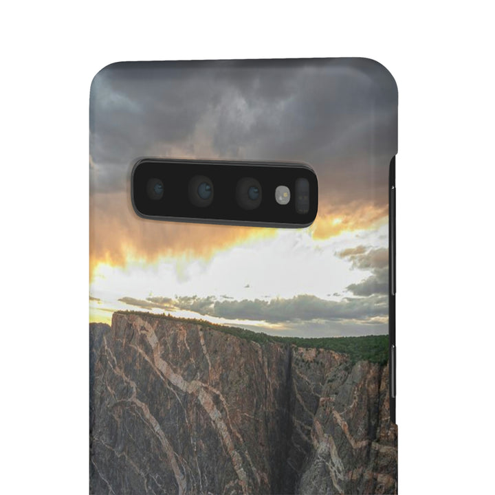 Painted Wall at Sunset Part 1 - Phone Case