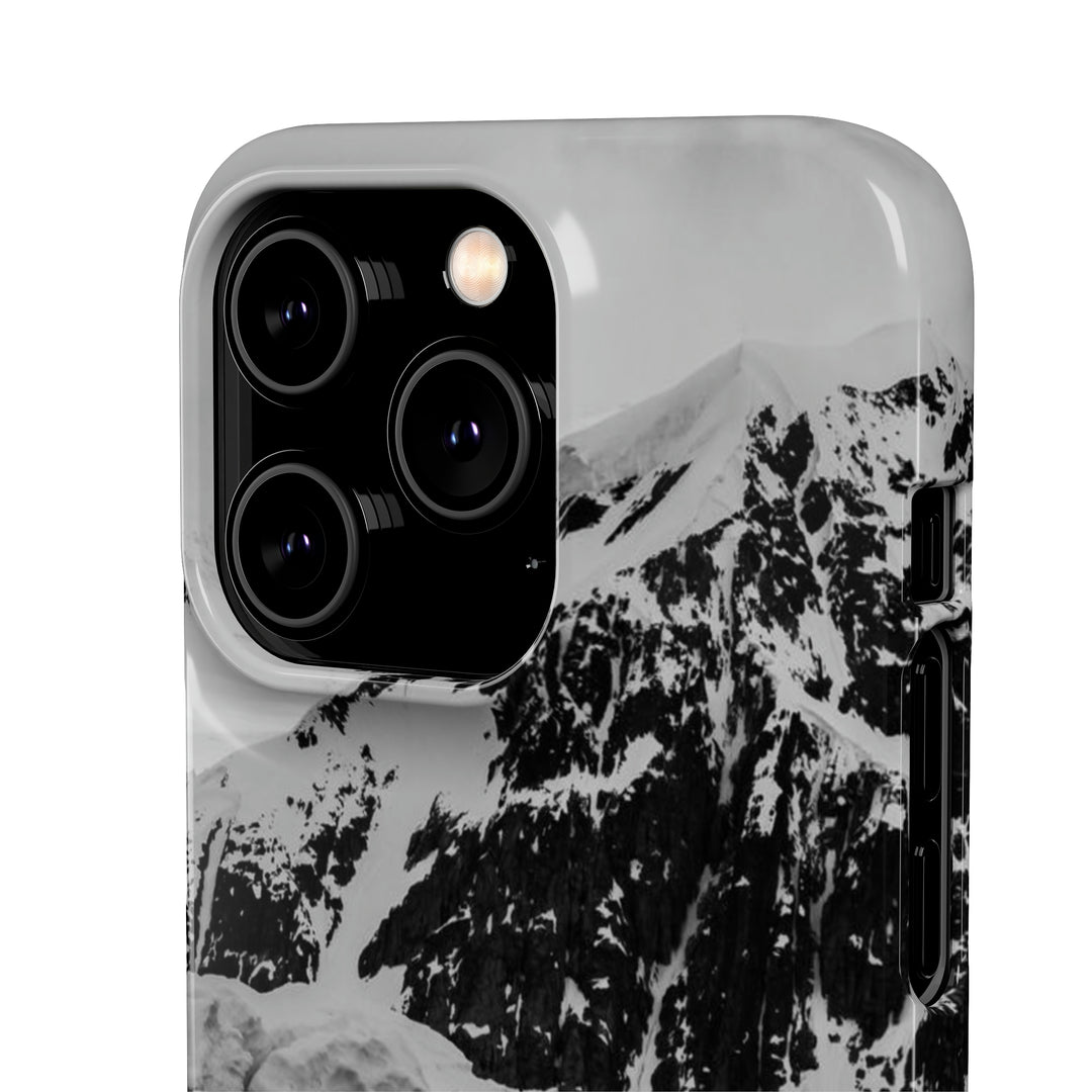 Reflected Calm in Black and White - Phone Case