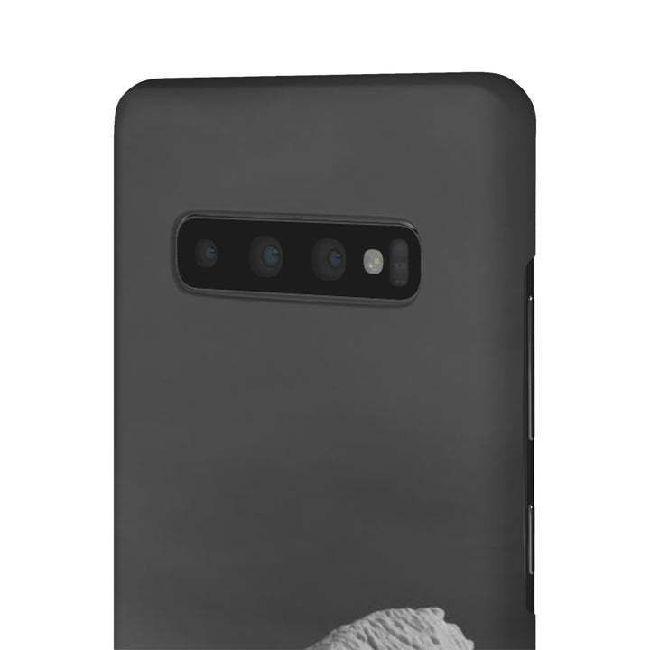 The Angles of an Iceberg in Black and White - Phone Case