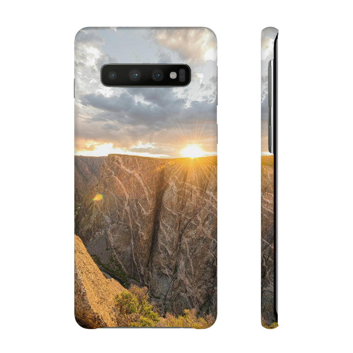 Painted Wall at Sunset Part 2 - Phone Case