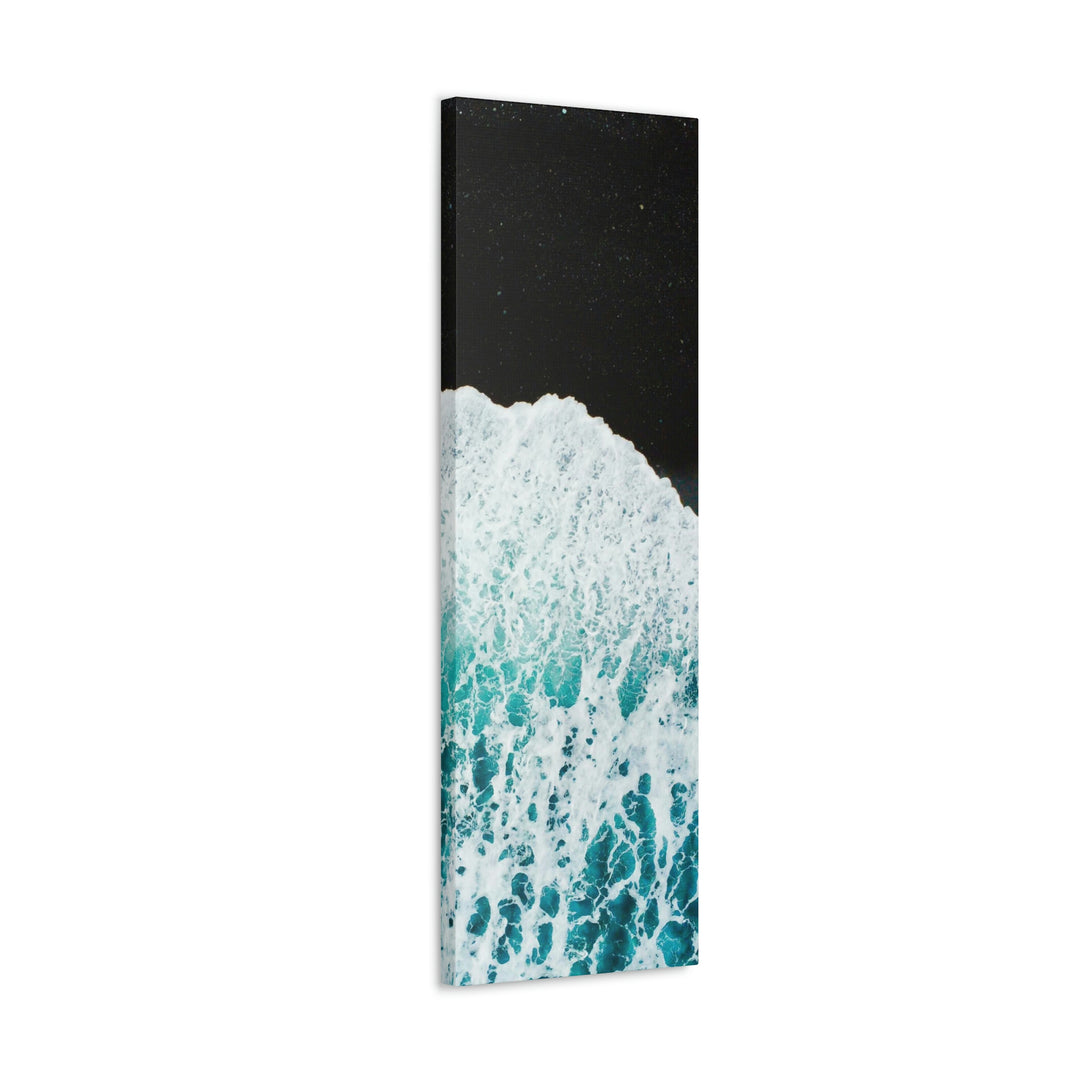 A Wave on Volcanic Sand - Canvas