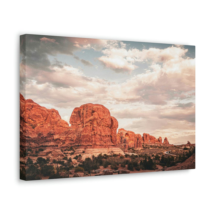 A Desert Sunset - Canvas