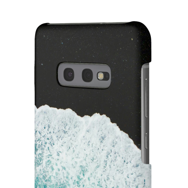 A Wave on Volcanic Sand - Phone Case