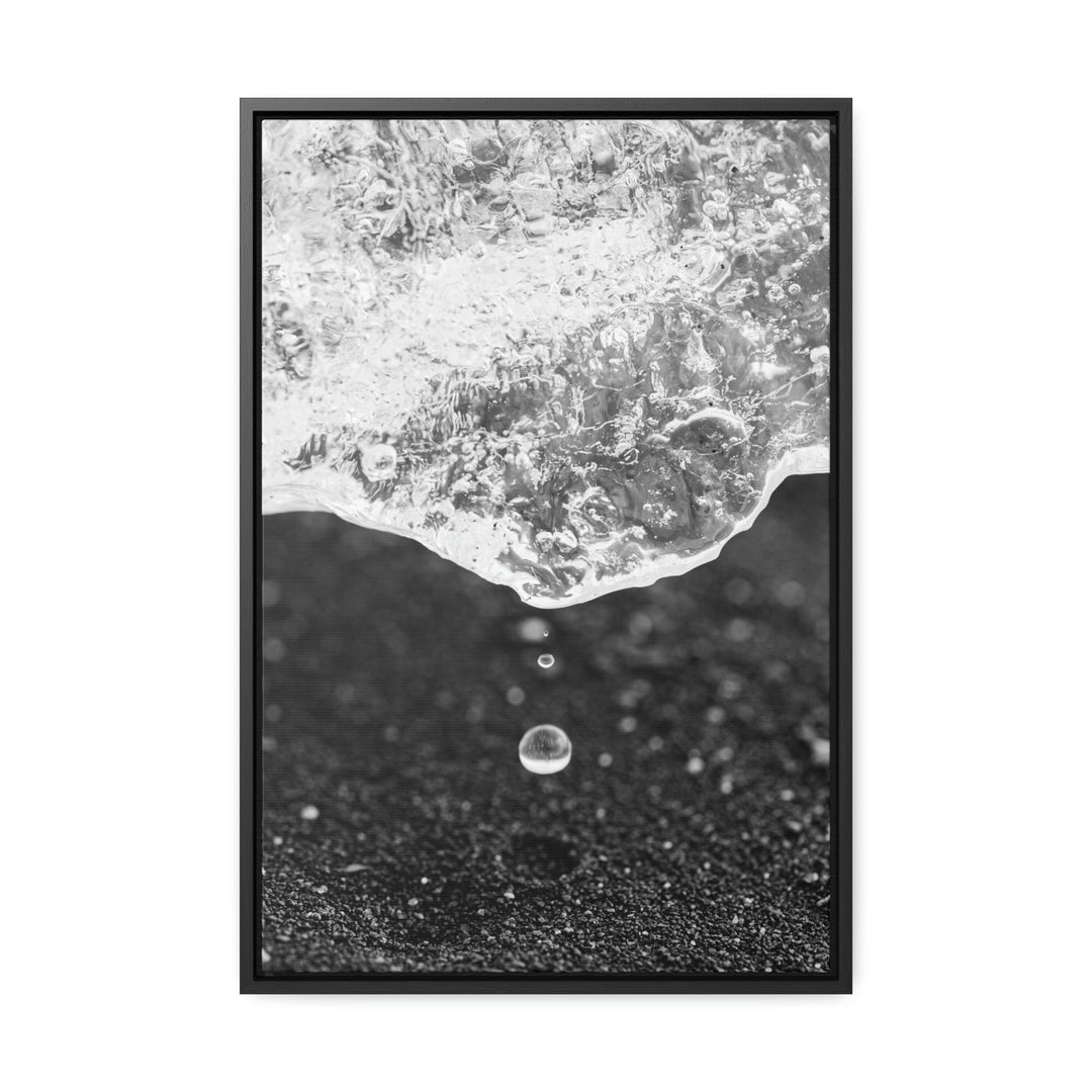 Suspended Droplet - Canvas with Frame